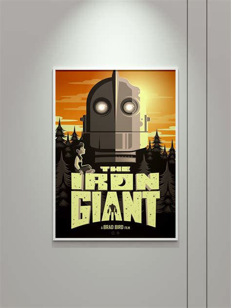 The Iron Giant Poster the Iron Giant Art the Iron Giant - Etsy