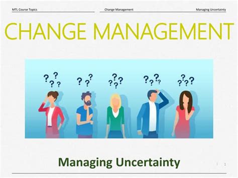 Managing Uncertainty Ppt