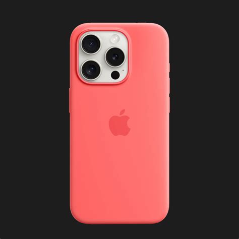 Купити Оригінальний чохол Apple Silicone Case With Magsafe для Iphone 15 Pro Guava Mt1g3