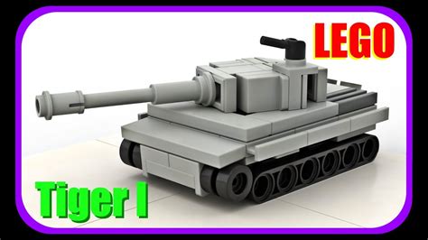 Мини танк Tiger I из Лего // Mini tank Tiger I from Lego - YouTube