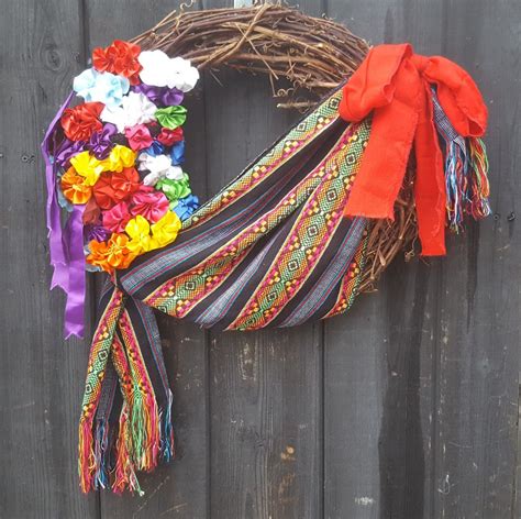 Indigenous Wreath For Dia De La Virgen De Guadalupe Get Yours Now