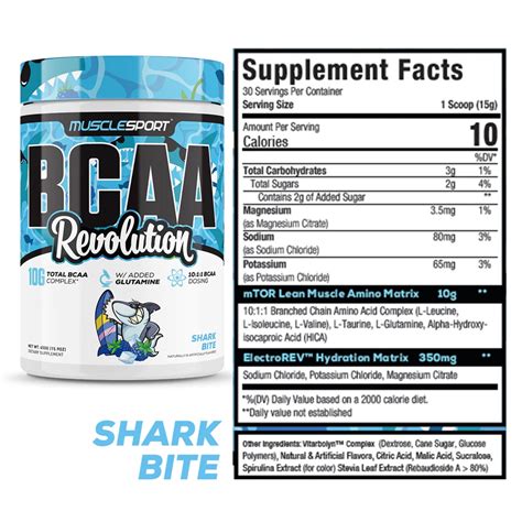 Musclesport Bcaa Revolution™ Intra Workout Amino Acid Powder