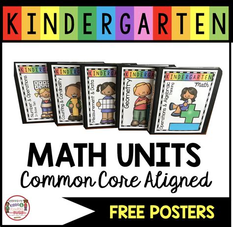 FREE Math Posters - Kindergarten Common Core Domains — Keeping My Kiddo ...