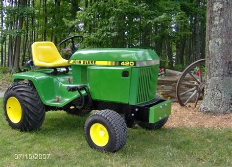 John Deere 420 Garden Tractor Here S Our 85 420 1355 Hours On The