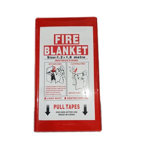 Fire Blanket With Hard Case 1 2m X 1 8m Wintess Commercial