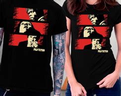 Camiseta Pulp Fiction Tempo de Violência Mia e Vincent Dança