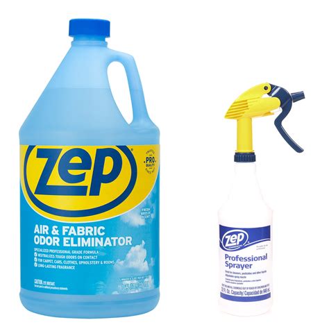 Shop Zep Plastic Spray Bottle + Air and Fabric Odor Eliminator Blue Sky ...