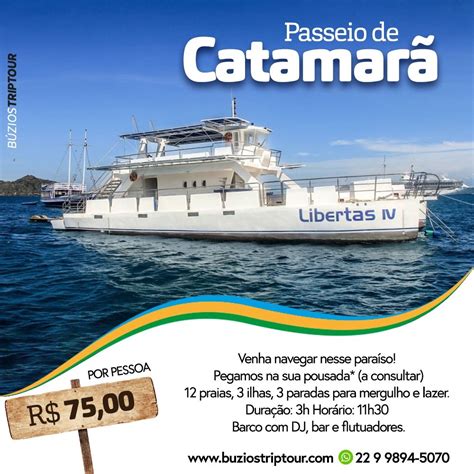 PASSEIO DE CATAMARÃ EM BÚZIOS Búzios Trip Tour