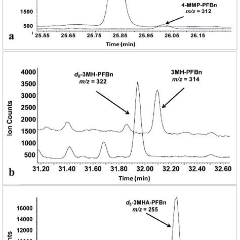 Typical Chromatogram Obtained In Selective Ion Monitoring Sim Mode Download Scientific