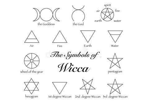 Set of Witches Runes, Wiccan Divination Symbols. Ancient Occult Symbols ...