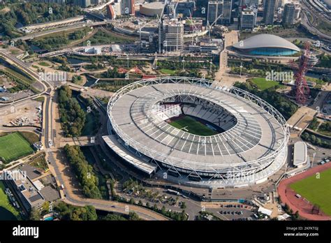 London Stadium, formerly known as Olympic Stadium and site of 2012 ...