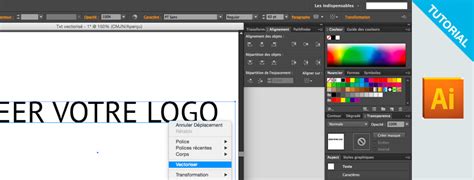 TUTO Vectoriser un texte sous Illustrator en 3 étapes