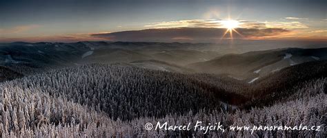 Marcel Fujcik Panoramata Beskydy Vsetínské Vrchy Ze Súkenické