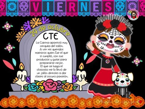 Pin De Pamela Estefanhy En Calaveritas Actividades D A De Muertos