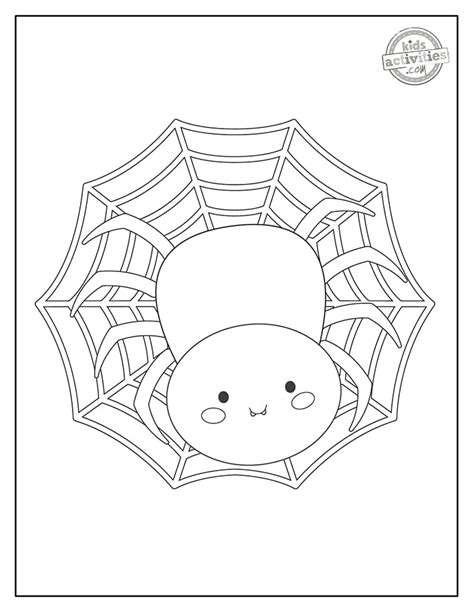 Black Spider Coloring Pages