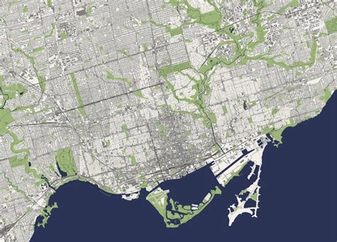 Greater Toronto Area Map Stock Illustrations 82 Greater Toronto Area