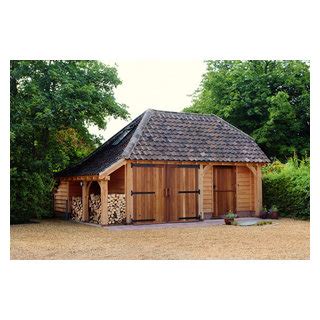 Oak Framed Garage Buildings And Barns Classique Abri Hampshire