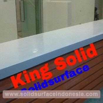 Meja Counter 1 Solid Surface Indonesia