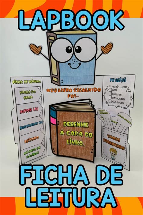 Lapbook Ficha Da Leitura Loja Tudo Para O Professor Em