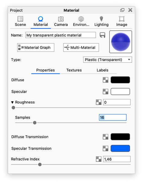 Plastic Transparent Keyshot Manual