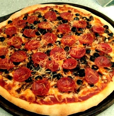 Pizza Dough and Crust – Bread Machine Thin Crust Pizza Dough – Marilyn