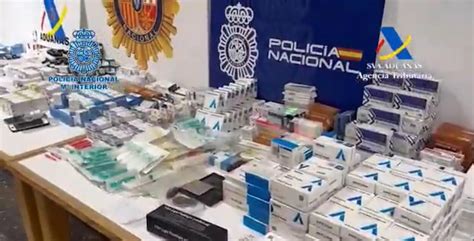 Desarticulada Una Organización Criminal Dedicada Al Tráfico De Sustancias Anabolizantes Ilegales