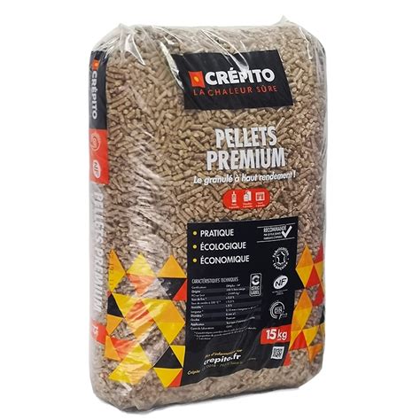 Granulés de bois CREPITO Carlier Combustibles