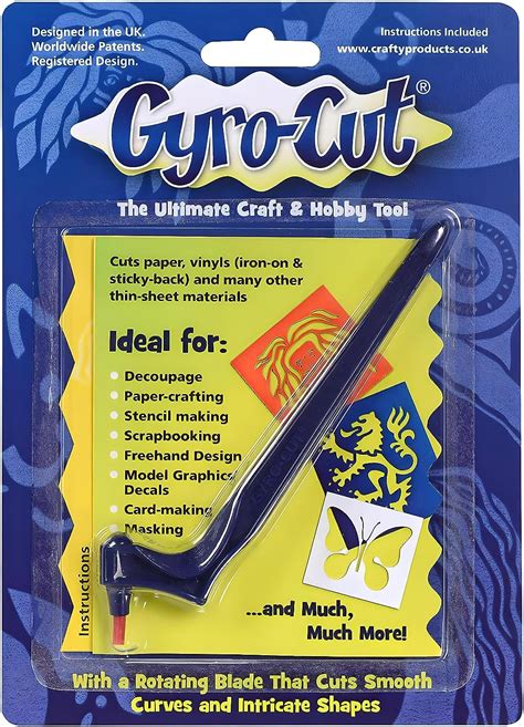 Amazon.com: Gyro-Cut Cutting Tool | Stencil Making and Scrapbooking ...