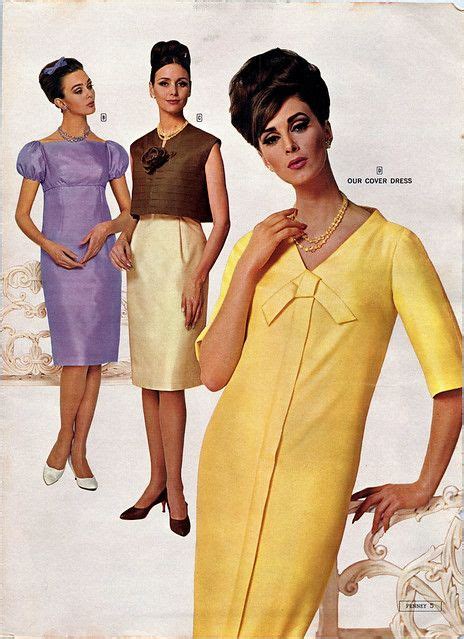 1964 Jcpenney Spring Summer Catalog 5 Fashion Illustration Vintage