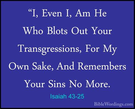 Isaiah 43 Holy Bible English BibleWordings