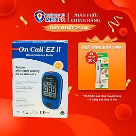 Mua Máy đo đường huyết On Call EZ II Hàng chính hãng gồm bút kim