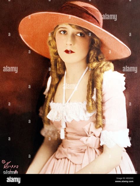 Mary Pickford Portrait By Nelson Evans Circa Stock Photo Alamy