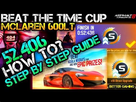 Beat The Time Cup Barcelona Mclaren Lt Asphalt Aguile