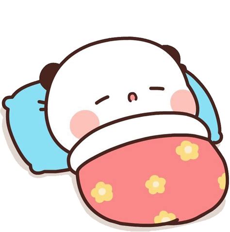 A Cartoon Character Sleeping On Top Of A Pillow