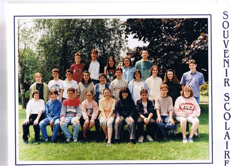 Photo de classe 4ème de 1993 Collège De L aulne Copains d avant