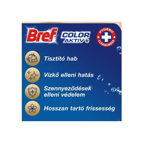 Bref Power Aktiv WC illatosító 3db-os - Tisztítószer-Depo