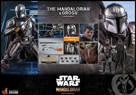Hot Toys Star Wars The Mandalorian Grogu 1 6 Scale Figure Set The Toys Time Forgot