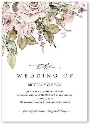 Rose Bouquet 5x7 Stationery Card By Lady Jae Shutterfly Rose Bouquet Outdoor Wedding