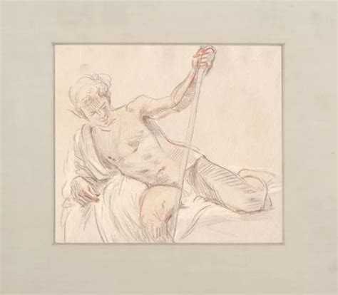 Vintage Male Nude Drawing Paul Cadmus Old Master Academic American Picclick Au