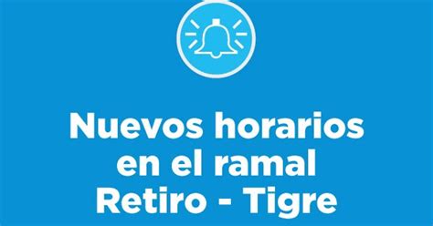 CRÓNICA FERROVIARIA Línea Mitre Cambio de horario en sus tres ramales