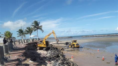 Paulista Inicia Recupera O De Trechos Danificados Pelo Avan O Do Mar