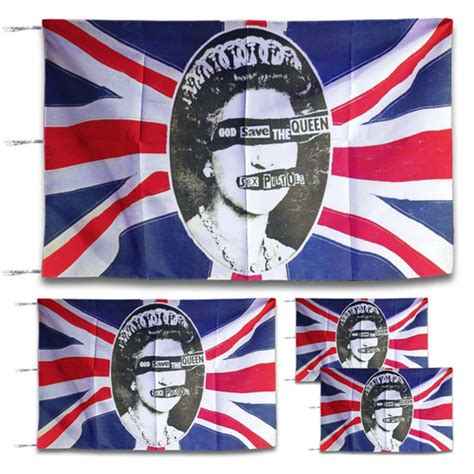 Jual Bendera English Rock Band Sex Pistols God Save The Queen Poster