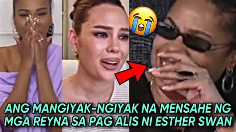 Mangiyak Ngiyak Na Mensahe Ng Mga Reyna Sa Paglisan Ni Esther Swan Sa