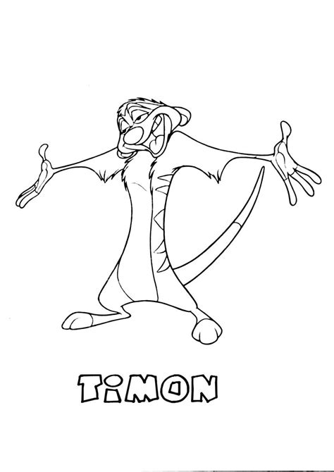 The Lion King Hakuna Matata Coloring Pages