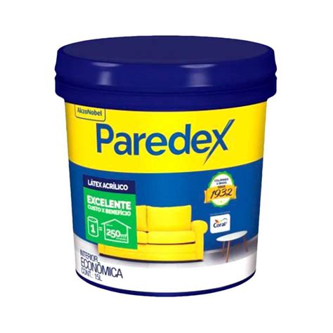 Tinta Acrilica Coral Paredex 18l Black Friday Vale Pix Casas Bahia