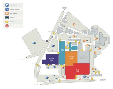 Map of Barnsley Hospital NHS Foundation Trust