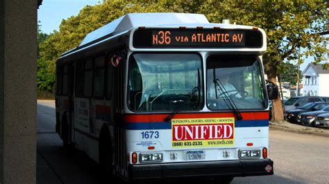 MTA Long Island Bus Orion V CNG 1673 On The N15 Sound Clip YouTube