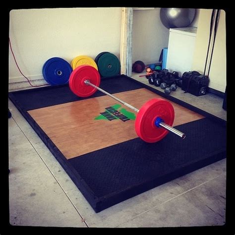 Custom Made Weight Lifting Platform Crossfit Olympic Lifting