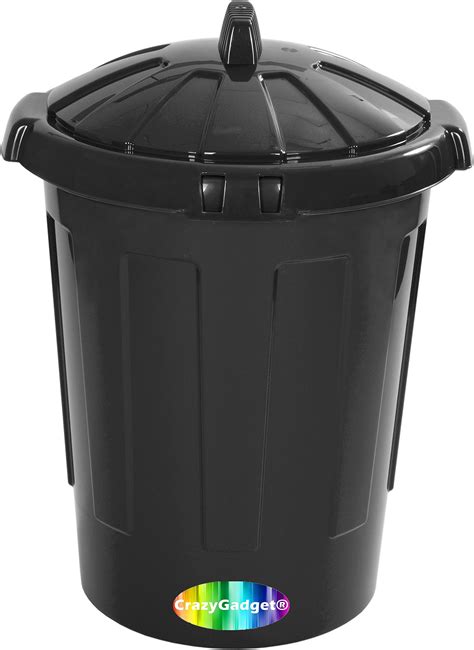 Crazygadget® 80 Litre 80l Extra Large Colour Plastic Dustbin Kitchen