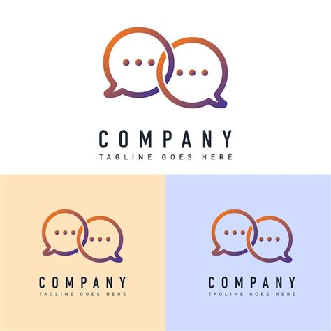 Premium Vector Chatting App Logo Template Vector Chat Bubble